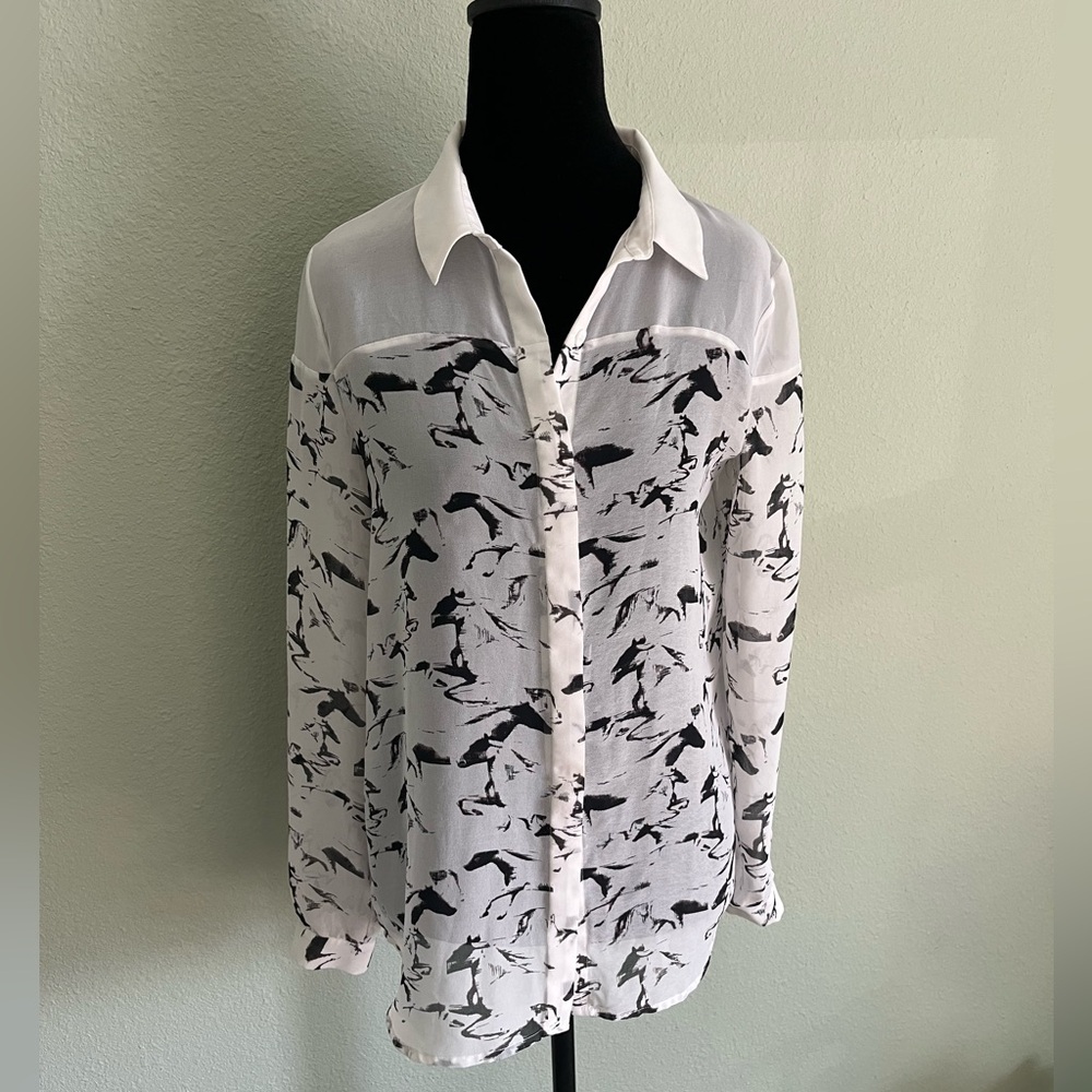French Connection horse blouse